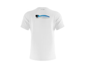 T-shirt blanc Leurre Bleu