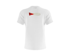 T-shirt blanc Leurre Rouge